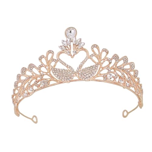 Gatuida Rhinestone Swan Tiara Kronenschmuck Hochzeit Haarschmuck Braut Banquet Accessoire für Besondere Anlässe Wie Fotoshooting und Feierlichkeiten Gatuida Rhinestone Swan Tiara Kronenschmuck Hochzeit Haarschmuck Braut Banquet Accessoire für Besondere Anlässe Wie Fotoshooting und Feierlichkeiten von Gatuida
