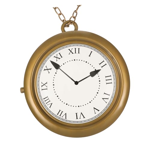 Gatuida Riesige Dekorative Uhr Halskette Kunststoff Übergröße für Halloween Party Kostümzubehör Retro Design für Mädchen Partygeschenk Gatuida Riesige Dekorative Uhr Halskette Kunststoff Übergröße für Halloween Party Kostümzubehör Retro Design für Mädchen Partygeschenk von Gatuida