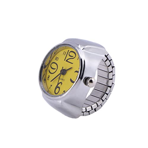 Weihnachtsgeschenke Herrenuhr Unisex-Ringuhr Damenuhren Geschenke für kleine Geschenke kreative Ringuhr elastische Uhr Weihnachten Anschauen Quarzuhren Fingeruhr Männer und Frauen von Gatuida