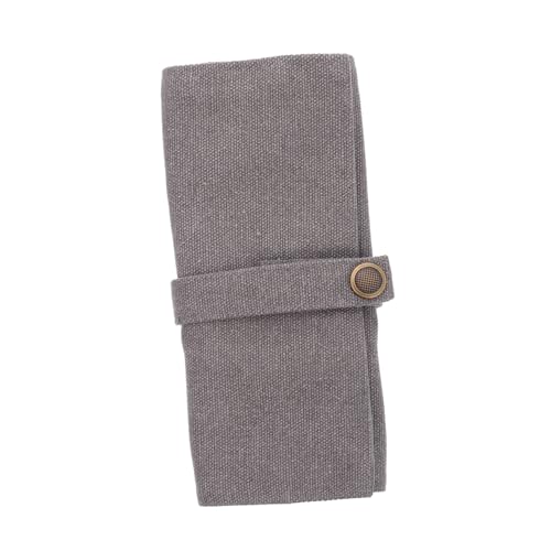 Gatuida Rollbare Leinwand Federmäppchen mit Großer Kapazität Mehrfach Unterteilte Bleistifttasche Leichtes Langlebiges Canvas Stifteetui für Schule Studium und Zeichner Tragbarer von Gatuida