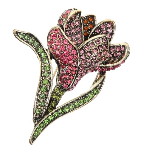 Gatuida Rosenbrosche mit Funkelnden Strasssteinen Hochwertige Anstecknadel für Kleidung Hüte und Rucksäcke Modisches Damen Accessoire für Frauen und Besondere Anlässe von Gatuida