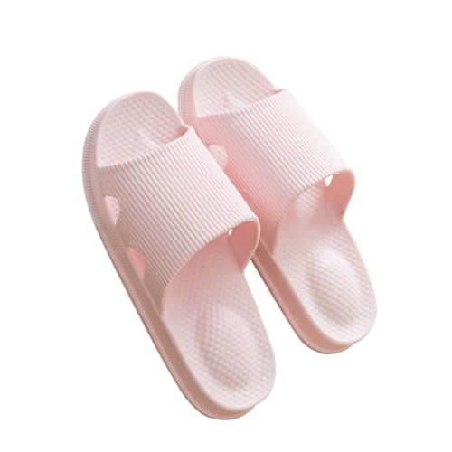 Gatuida Rutsch Damen Hausschuhe Sommer Sandalen mit Massageeffekt Atmungsaktive PVC Badeschlappen für Badezimmer Spa Pool Leichtes für Innen und Außenbereich von Gatuida