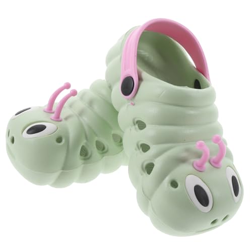 Gatuida Sandalen Grün Rutschfeste Cartoon Strand Hausschuhe Jungen Mädchen Leichte Hautfreundliche Sommerschuhe für Alltag Schule Party von Gatuida