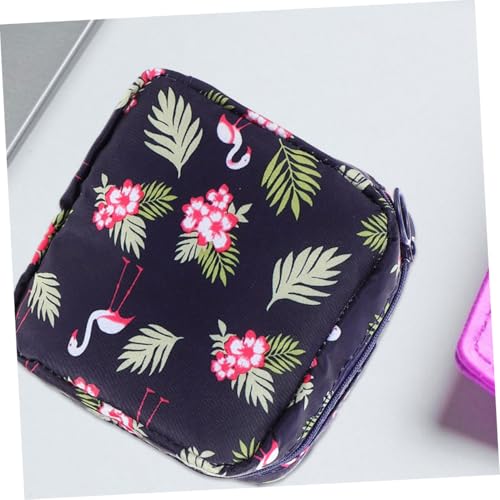 Gatuida Sanitary Pad Storage Bag aus Oxford wasserdichte Reißverschlossene Kulturbeutel für Damen Mini Tragbare Aufbewahrungstasche für Lippenstift und Hygieneartikel Großer Stauraum für von Gatuida