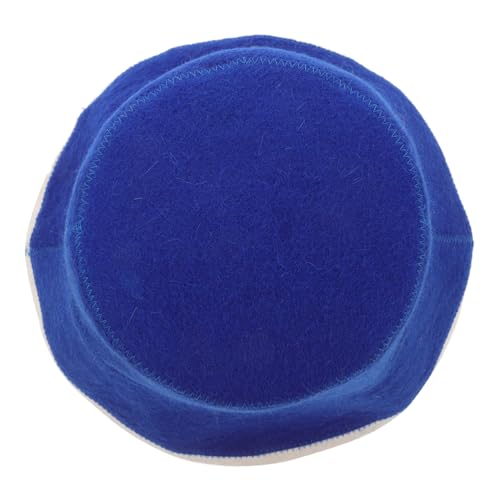 Gatuida Saunahut aus Filz für Herren und Damen Dicke Saugfähige Badekappe im Russischen Stil Verstellbar für Sauna und Dampfbad Schützt vor Hitze und Dampf von Gatuida