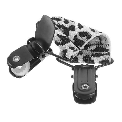 Gatuida Schalclip für Damen Elastischer Cardigan Clip für Kleider Schals und Umhänge mit Edlem Leopardenmuster Einfach Anzubringen und Verstellbar für Optimalen Halt von Gatuida