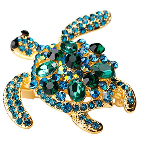 Gatuida Schildkröten Brosche für Damen Metall Anstecknadel zur Dekoration von Kleidung Schals und Accessoires Langlebig und Stylisch für Verschiedene Outfits von Gatuida