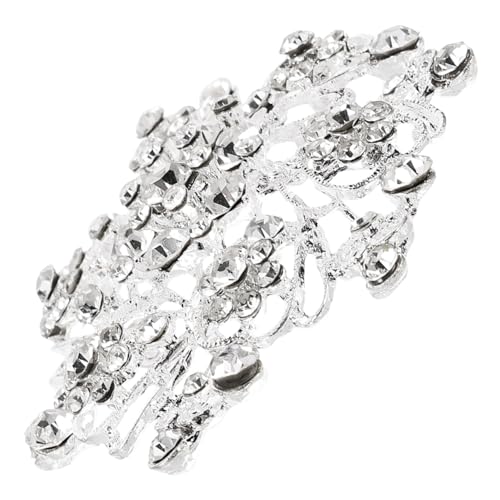 Gatuida Schillernde Blumenbrosche mit Funkelnden Kristallsteinen Anstecknadel für Damen Dekorativer Kragenpin für Jacken Kleider Schals und Festliche Anlässe von Gatuida