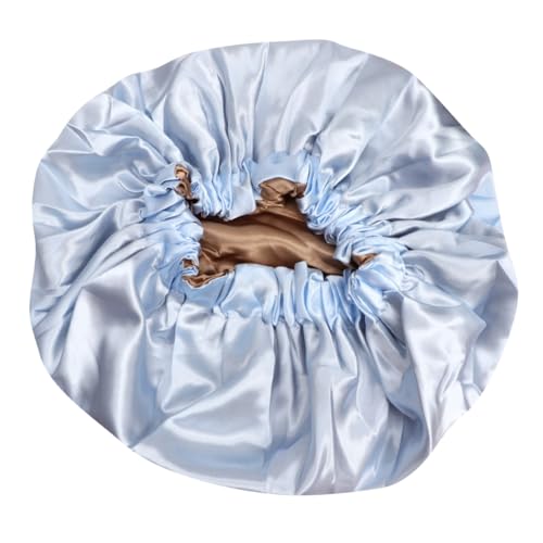 Gatuida Schlafhaube Aus Satin Für Damen Verstellbar Und Elastisch Nachtschlafmütze Für Chemotherapie Schützt Haare Beim Schlafen Bequeme Mütze Für Frauen von Gatuida