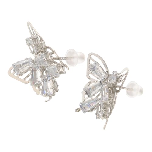 Gatuida Schmetterlingsohrstecker Damen Hohle Zirkonia Ohrstecker Einzigartige Statement Ohrringe Modisch Leicht Elegant Schmuck Für Frauen Gatuida Schmetterlingsohrstecker Damen Hohle Zirkonia Ohrstecker Einzigartige Statement Ohrringe Modisch Leicht Elegant Schmuck Für Frauen von Gatuida