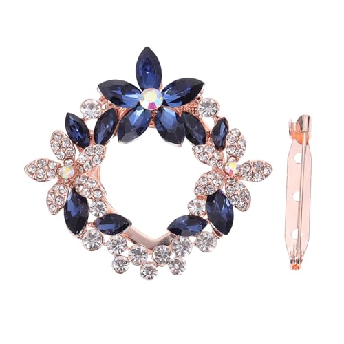 Gatuida Ring Schnalle Schalhalter Schalclip Schalschnalle Schal-accessoire Schal Kleidung Zubehör Feste Schalschnalle von Gatuida