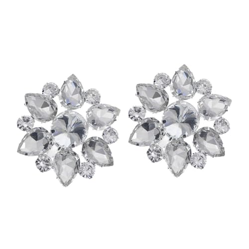 Gatuida Schuhclips mit Abnehmbaren Wasserfall strasssteinen Funkelnde Damenschuh dekoration Elegante Brautschmuck clips für High Heels Einfach Anzubringen Glitzernde Schuh accessoires von Gatuida