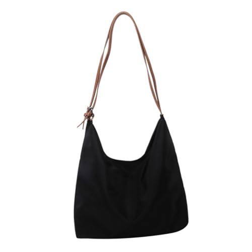 Gatuida Schwarze Damen One Shoulder Tasche Modisch Einzigartiges Design Vielseitige Umhängetasche für Alltag Shopping Urlaub mit Geräumigem Innenraum und Stilvollem Look von Gatuida