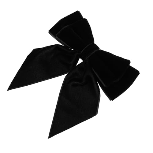 Gatuida Schleifenbrosche Damen Vintage Krawattennadel Samt Große Fliege für Hemd Kleid Dekorative Anstecknadel für Partys Meetings von Gatuida