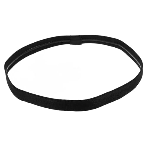 Gatuida Schweißabsorbierendes Elastisches Sport Stirnband Damen und Herren Atmungsaktives Rutschfestes Fitness Haarband für Yoga Laufen Workout Vielseitig Einsetzbar Schwarz von Gatuida