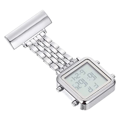 Gatuida Schwesterntisch Wecker digital Herrenarmbanduhren LED Digitaluhr Damenuhren Uhr geführte nachtleuchtende Uhr Legierung Taschenuhr Notwendigkeit Anschauen Fräulein von Gatuida