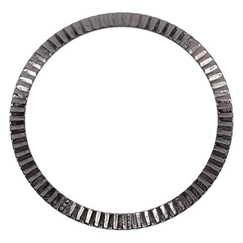 Gatuida Ser of 2 Kompatibel für Uhr 3 Uhr Bezel Watch 3 Uhr Zubehör Uhr 3 Lünetten Uhr 3 Lünetten, Schwarz, 45 mm, 4.3X4.3CM von Gatuida