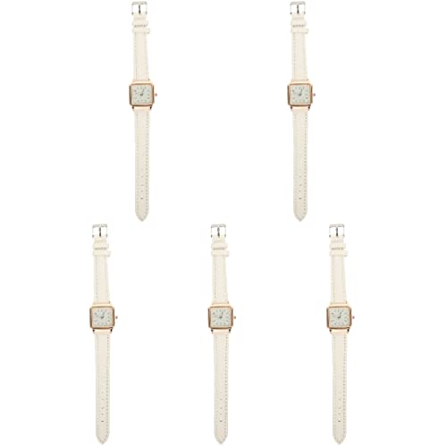 Gatuida 5stücke Verstellbare Damen-Armbanduhr Mit Design Elegante Quartz-Uhr Für Freizeit Und Besondere Anlässe Für Schule Partys Und Dates von Gatuida