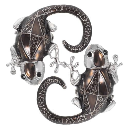 Gatuida Shoe Jewelry Clips Abnehmbare Gecko Metall Schnallen für Damen Dekorative Schuhaccessoires für High Heels Stiefel Vielseitig Einsetzbar Installieren von Gatuida