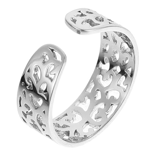 Gatuida Silber Verstellbarer Zehenring Damen Herren Kreativer Hohler Fußring Modischer Offener Schmuck Geschenkidee für Geburtstag Party Alltag Eleganter Ethno Stil von Gatuida