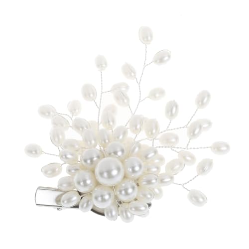 Gatuida Silberne Damenbrosche mit Künstlichen Perlen Stilvolle Anstecknadel für Hochzeit Party und Prom Vielseitiger Schmuck für Kleid Pullover Schal und Hemd Langlebig und Detailreich von Gatuida