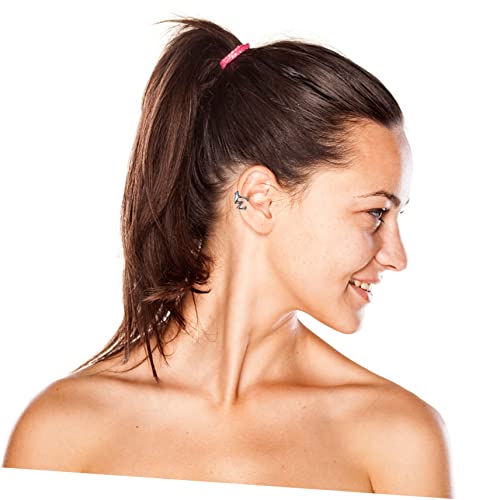 Gatuida Silberne Ohrclips Punk Stil Kreative Ohrschmuck Frauen Ohrstecker Piercing Robust Hautfreundlich Für Alltag Party von Gatuida