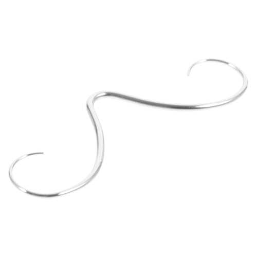 Gatuida Silberner Septum Nasenring Schnurrbart Design Piercing Schmuck Komfortabel Tragbar Vielseitig Einsetzbar Pflegeleicht und Langlebig Modisches Nasenpiercing für Damen und Herren von Gatuida