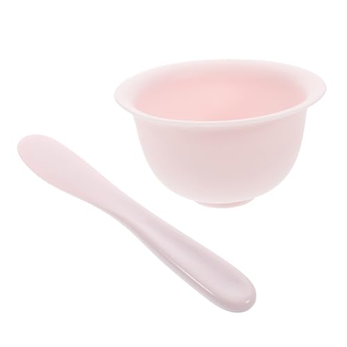 Gatuida Silikon Masken Mischschüssel Set mit Spatel und Messlöffel DIY Gesichtsmaske Zubehör Gleichmäßige Anwendung Kompakt Leicht für Reisen und Hautpflege zu Hause Wiederverwendbar von Gatuida