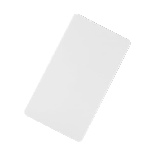 Gatuida Silikon Tattoo Übungshaut Beidseitig Nutzbar Elastisch und Langlebig für Anfänger und Profis zum Üben von Körper Augenbrauen und Eyeliner Tattoos Weiß mit Abgerundeten Ecken von Gatuida