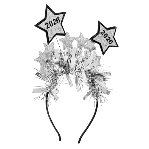 Gatuida Silvester-haarband Mit Sternmotiv Party-accessoires Für Festivals Langlebiges Material Und Stoff Geeignet Für Junge Mädchen Und Erwachsene von Gatuida