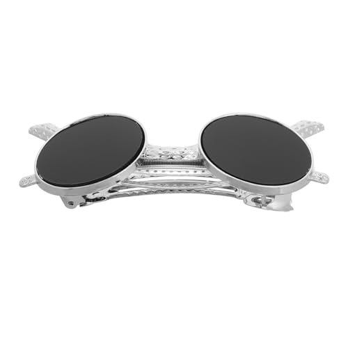 Gatuida Sonnenbrillen Haarspange aus Metall Vintage Haarklammer für Damen und Mädchen Vielseitige Haaraccessoires Langlebiger und Tragbarer Clip Silber von Gatuida