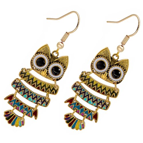 Gatuida Statement Ohrringe Hängend Punk Katzenkopf Design Modischer Ohrschmuck für Damen Hautfreundlich Vielseitig Tragbar zu Party Geburtstag Weihnachten und Alltag von Gatuida