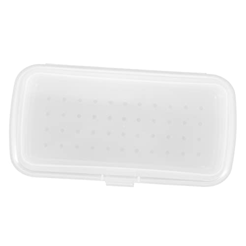 Gatuida Sterilisator Kasten für Nagelwerkzeuge Maniküre Organizer aus PP Doppellagige Sterilisatorschale für Pinzetten und Nagelzubehör Leicht zu Reinigen von Gatuida