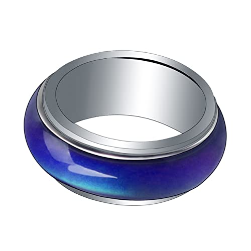 Gatuida Stimmungsring Farbwechselring für Damen Herren und Modischer Ring mit Temperaturregelung als zu Feiertagen und Besonderen Anlässen von Gatuida