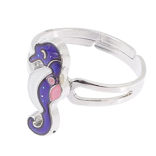 Gatuida Stimmungsring mit Farbwechsel Einstellbarer Thermochromring Design für Erwachsene für Halloween Themenpartys Perfekter Sitz von Gatuida