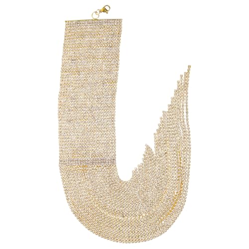 Gatuida Strahlendes Strass Fußkettchen Damen Mehrreihiges Boho Armband mit Funkelnden Kristallen Verstellbar Modischer Schmuck für Knöchel und Handgelenk als zu Weihnachten und von Gatuida