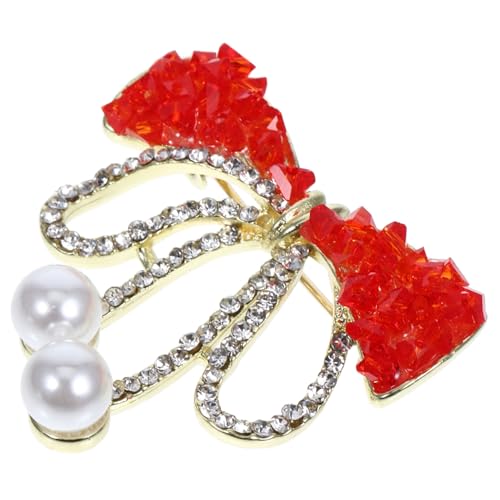Gatuida Strass Bowknot Brosche Damen Anstecknadel Schmuck Dekorativ Elegant für Hochzeit und Festliche Kleidung Accessoire von Gatuida