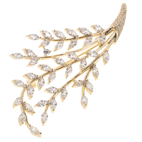 Gatuida Strass Brosche mit Funkelnden Kristallen Anstecknadel für Damen Vielseitiges Accessoire für Kleidung Hüte Taschen Eleganter Schmuck für Party Hochzeit und Alltag von Gatuida