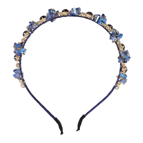 Gatuida Strass Haarband Zartes Blaues Haarreif mit Funkelnden Kristallen Modischer Haarschmuck für Damen Leicht und Komfortabel für Frauen und Mädchen von Gatuida