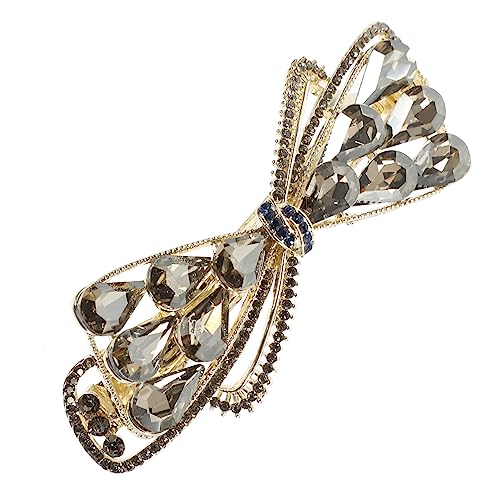 Gatuida Strass Haarklammer für Damen Funkelnde Haarspange mit Robustem Geeignet für Dickes Haar Hochzeit Festivals und Festliche Anlässe von Gatuida