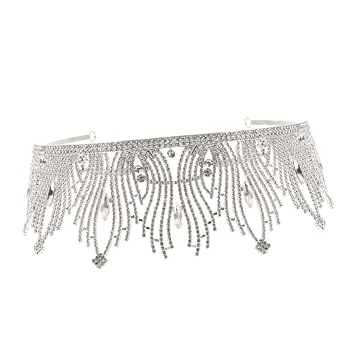 Gatuida Strass Krone Damen Tiara Hochzeit Haarschmuck mit Funkelnden Wassersteinen Eleganter Braut Kopfschmuck für Hochzeiten Geburtstage Partys Abschlussball und Festliche Anlässe von Gatuida
