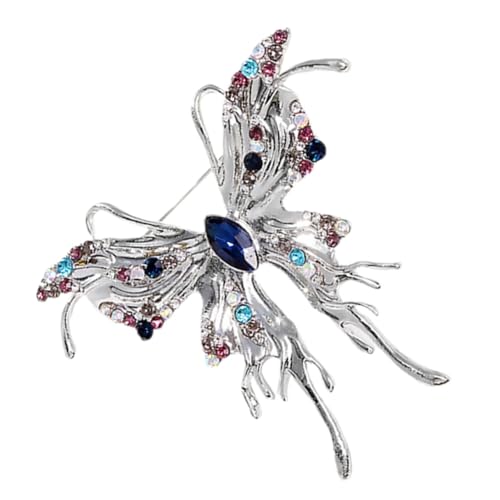 Gatuida Strass Schmetterling Brosche Damen Anstecknadel Kleidung Schmuck Pin Für Hut Schal Tasche Accessoire von Gatuida