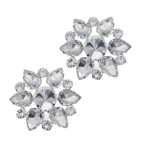 Gatuida Strass Schuhclips mit Abnehmbarem Design Funkelnde Wasserfall shoe Jewelry Clips Elegante Schuhschmuck Buckles für Damen Hochzeit Vielseitige DIY Dekoration für Pumps und High von Gatuida