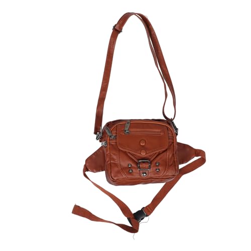 Gatuida Stylische Retro Umhängetasche Damen Große Crossbody Tasche mit Verstellbarem Gurt Viel Stauraum für Alltag und Freizeit für Casual Outings und Arbeitstaschen von Gatuida