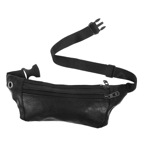 Gatuida Stylische Verstellbare Herren Outdoor Bauchtasche mit Kopfhöreranschluss Leichte Robuste Crossbody Brusttasche für Reisen Sport Wandern und Freizeit Praktische Portable Hüfttasche von Gatuida