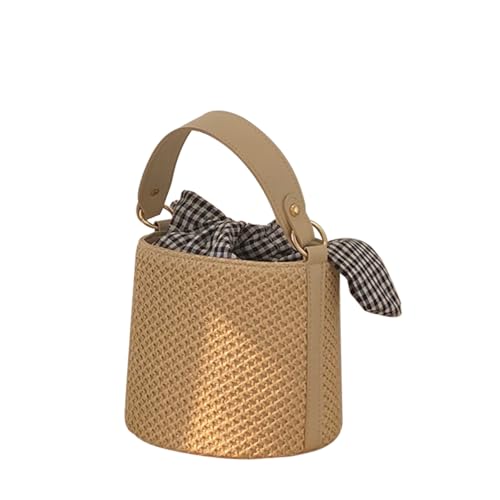 Gatuida Stylischer Wasserfall Umhängetasche für Damen Handgewebte Strandtasche Stroh Leicht und Geräumig für Reisen Einkaufen und Alltag Beige Gatuida Stylischer Wasserfall Umhängetasche für Damen Handgewebte Strandtasche Stroh Leicht und Geräumig für Reisen Einkaufen und Alltag Beige von Gatuida