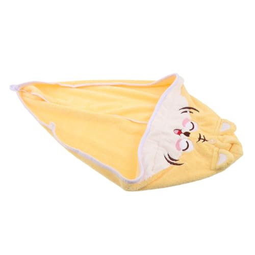 Gatuida Süßer Tiger Haarturban aus Schnelltrocknendem Super Saugfähigem Korallfleece Leichter und Bequemer Haarwickel für Damen Schonend für Haare nach Bad Fitness oder Reise von Gatuida