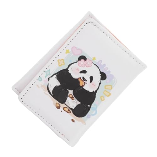 Gatuida Süßes Cartoon-kartenetui Für Auto-Innenraum Und Alltag Niedliches Faltbares Geldbörsen-Design Für Geld Karten Und Münzen Für Unterwegs Blumenbär von Gatuida