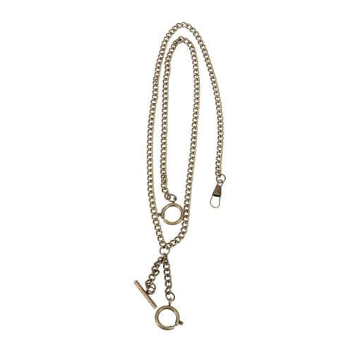 Gatuida Taschenuhr Kette Bronze Vintage Metall Uhrenkette für Taschenuhr Schlüsselanhänger oder Gürtel Retro Design mit Praktischer Klammerverschluss Funktion für Herren Damen Gatuida Taschenuhr Kette Bronze Vintage Metall Uhrenkette für Taschenuhr Schlüsselanhänger oder Gürtel Retro Design mit Praktischer Klammerverschluss Funktion für Herren Damen von Gatuida