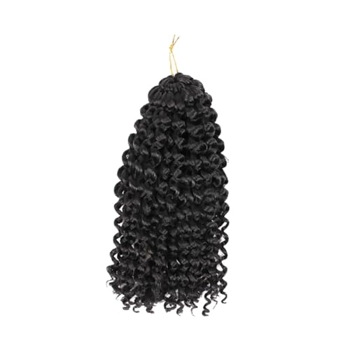 Gatuida Teiliges Schwarze Crochet Braids Haarverlängerungen Synthetische Geflochtene Zöpfe für Damen Leicht zu Tragen Geruchsneutral Vielseitig für Alltag Party und Hochzeit Geeignet von Gatuida